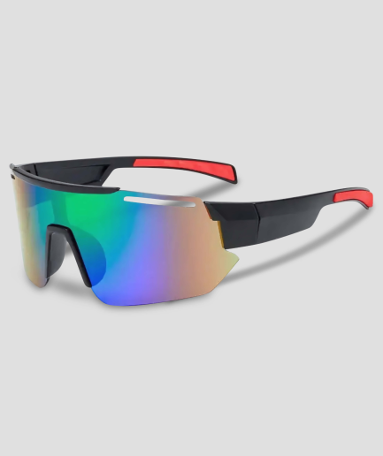 Gafas de festival - montura roja - cristales de color - flexibles - rave.png