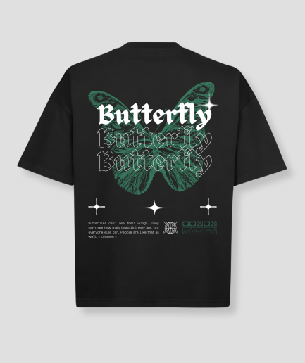 Camisa oversize verde oscuro con estampado de mariposas.png