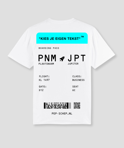 camiseta-boarding-pass-blanca-con-detalles-en-azul-neón-ropa-para-festivales-pedir-ropa-para-festivales-la-mejor-ropa-para-festivales.png