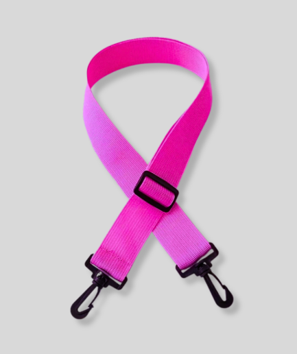 bolso de banda rosa oscuro