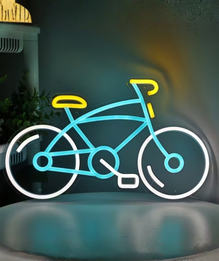 luz de neón para bicicleta