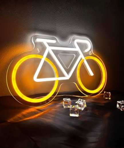 luz de neón para bicicleta