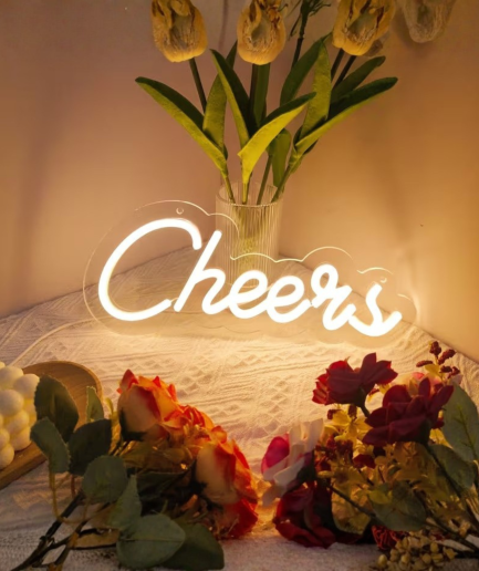 lámpara de neón «Cheers»