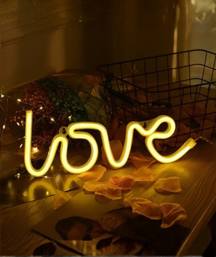 Lámpara de neón «love»
