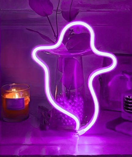 neón de Halloween