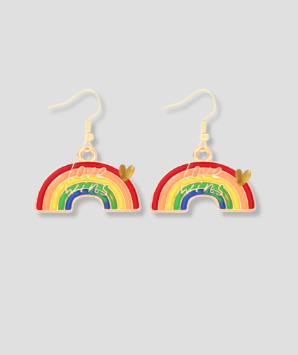 pendientes estilo «pride»