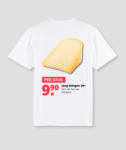 camiseta de queso