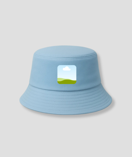 sombrero de pescador azul, foto propia