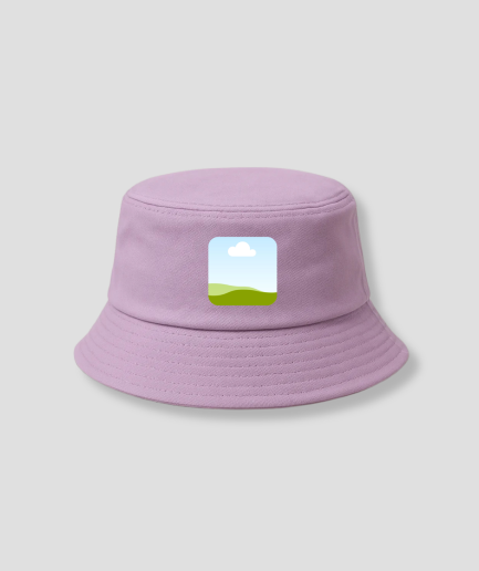 sombrero de pescador morado, foto propia