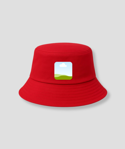 sombrero rojo de pescador, foto propia