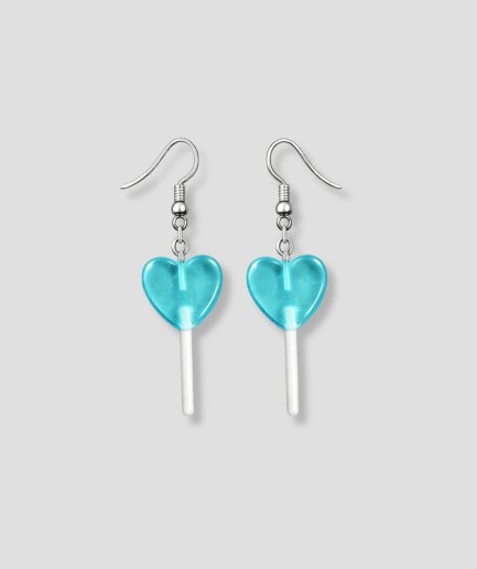Piruleta en forma de corazón