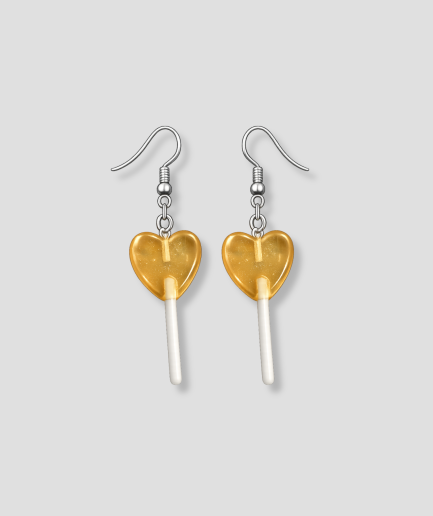 Piruleta en forma de corazón