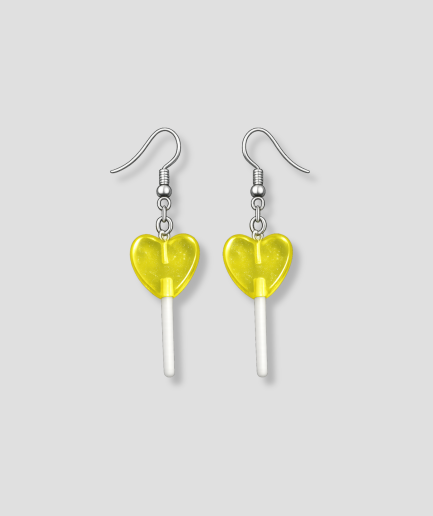 Piruleta en forma de corazón