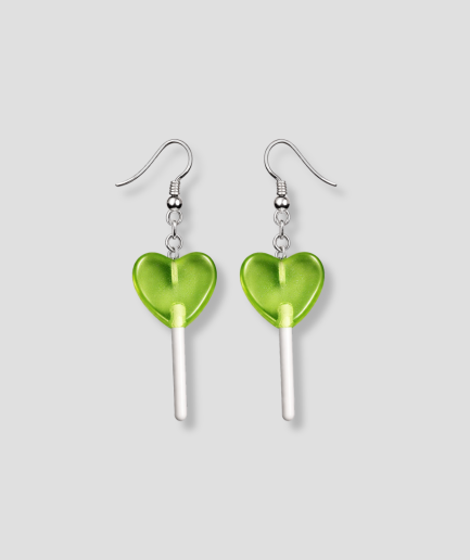 Piruleta en forma de corazón