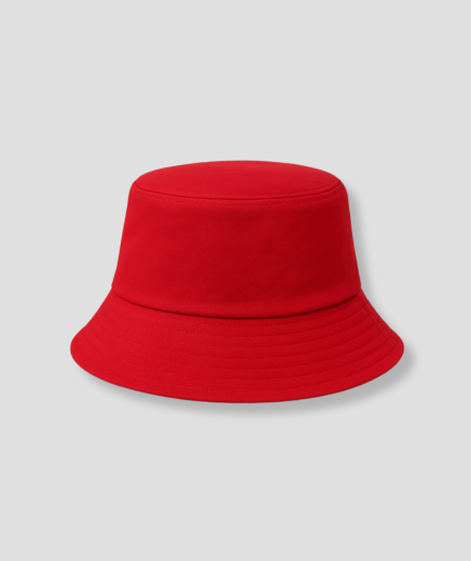 Sombrero de pescador rojo