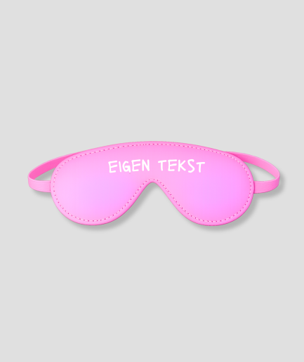 Máscara para dormir con texto personalizado