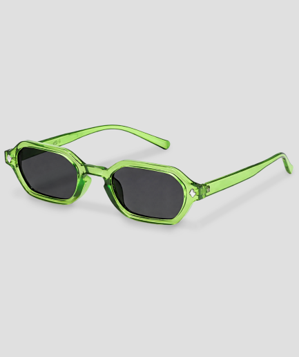 Gafas verdes con cristales negros
