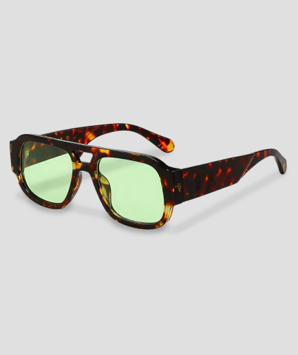 gafas verdes de tigre