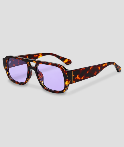 Gafas de tigre con cristales morados