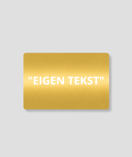 Tarjeta Snuif: Texto propio