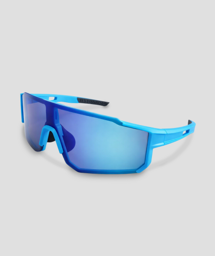 Gafas de rave azules grandes