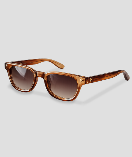 Gafas unisex marrón y naranja