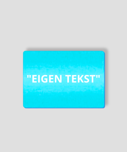 Tarjeta Snuif: Texto propio