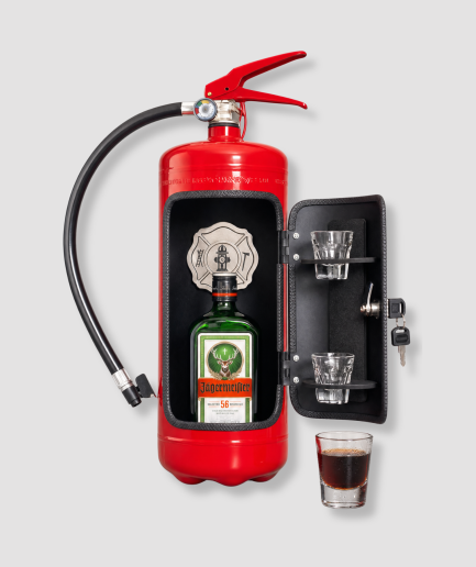 botella de extintor