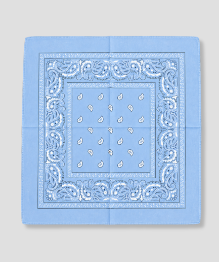 Pañuelo azul claro