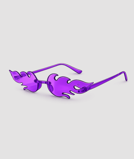 Gafas con lentes de color púrpura