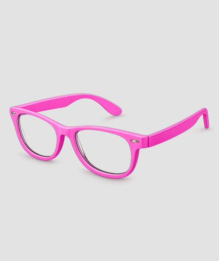 Gafas de fiesta rosa oscuro