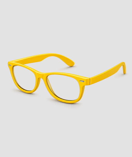 Gafas de fiesta amarillas