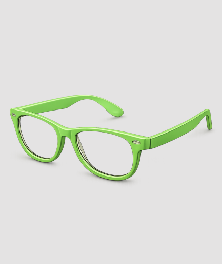 Gafas de fiesta verdes