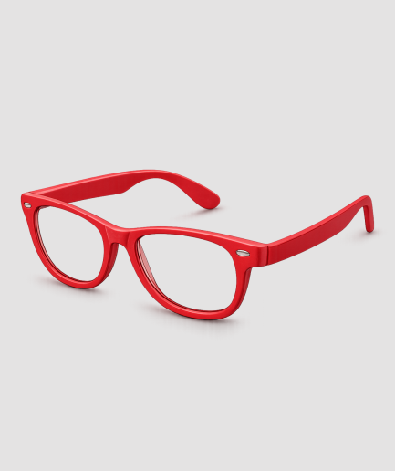 Gafas de fiesta rojas
