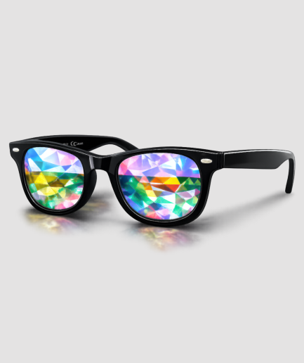 Gafas espaciales caleidoscópicas