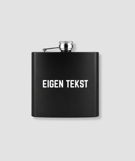 Botella de bolsillo con texto personalizado