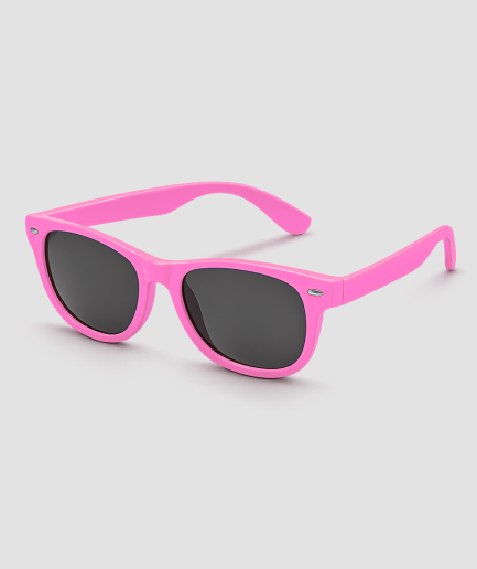 Gafas de sol de color rosa oscuro