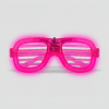 LED Bril, bril met roze montuur en roze glazen