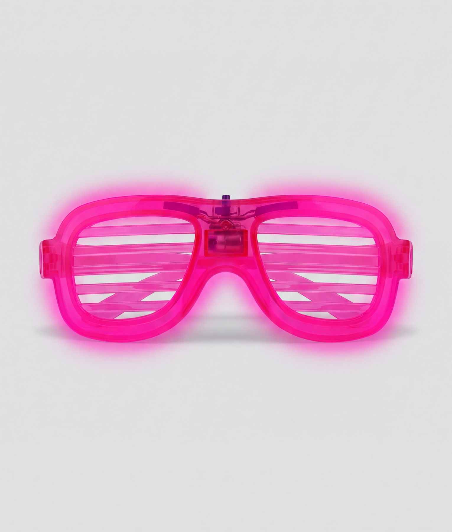 LED Bril, bril met roze montuur en roze glazen