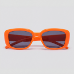 Orange rave, bril met oranje montuur en zwart glazen