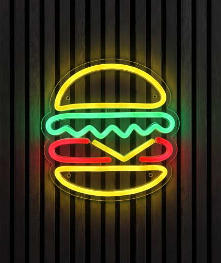 Iluminación de neón «Burger Neon»