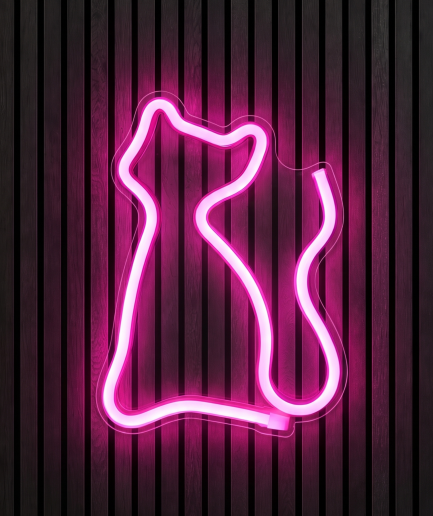 Kitty: iluminación de neón